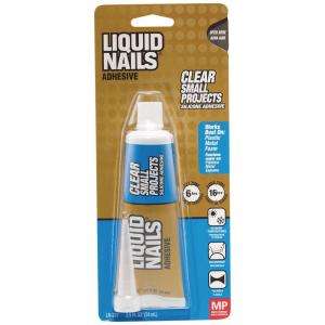 Liquid Nails 4 oz. Clear Small Projects Silicone Adhesive LN 207 at 