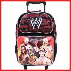 WWE Wrestling School Rolling Backpack /Roller Bag 16 L  