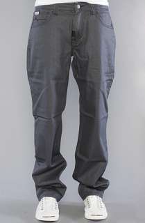 LRG The Bricked Up True Straight Jeans in Coated Grey Wash  Karmaloop 