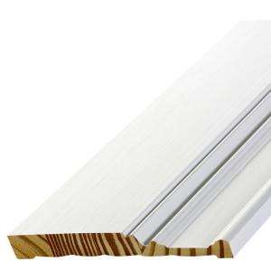 Alexandria Moulding 16 ft. x 6 in. x 11/16 in. Primed Finger Jointed 