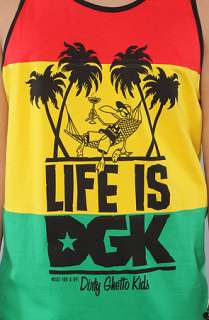 DGK The Life Is Tank Top in Rasta  Karmaloop   Global Concrete 