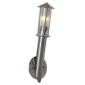Hampton Bay Top Hat Stainless Steel Outdoor Wall Light DW4700 1S5 at 