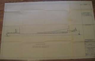 1960 Great Lakes Freighter Thomas W. Lamont Upgraded OUTBOARD PROFILE 