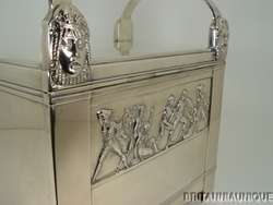 WONDERFUL! WMF Art Nouveau Figural Opera Jewel Casket  