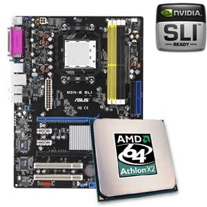 Asus M2N E SLI Motherboard CPU Bundle   AMD an Athlon 64 X2 5400 