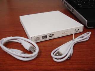 USB External Slim Drive 4X BD R Blu Ray Reader  