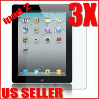   LCD Protector Screen Guard Cover for iPad 2 2nd Gen   Qty 3 included