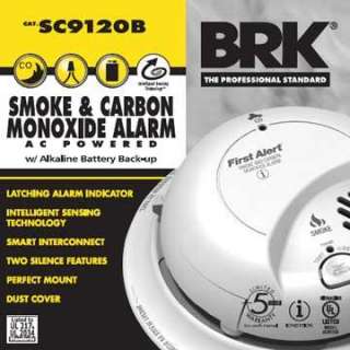 BRK SC9120B COMBO SMOKE/CARBON MONOXIDE ALARM HARDWIRED  
