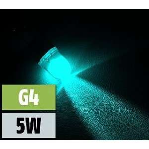 LED Stiftsockellampe 12V/5W, Sockel G4, Lichtfarbe blau  