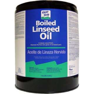 Klean Strip 5 Gallon Boiled Linseed Oil CLO45 