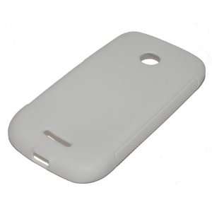 Silikon Rubber Case Handy Tasche Hülle Weiß für Huawei  