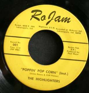 Funk Soul 45 JAMES BELL & HIGHLIGHTERS on ROJAM Amazing Love Poppin 