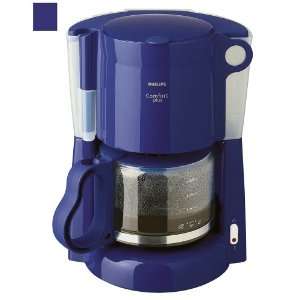 Philips HD 7444/52 Kaffeeautomat Comfort Plus 1,3 Liter Glaskanne blau 