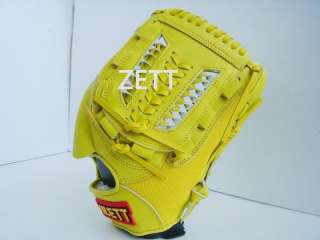 ZETT Baseball Gloves Yellow 12 RHT {Pro Model}  