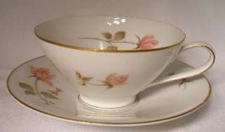 ROSENTHAL china # 3462  Pink Rose  Cup & Saucer Set  
