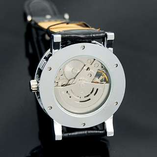 Automatic mechanical Transparent dial man watch u8018  