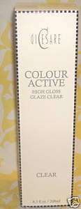 DiCesare Colour Active High Gloss Glaze Clear 8.3oz NIB  