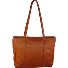 David King Leather 574 Multi Pocket Shopping Bag    