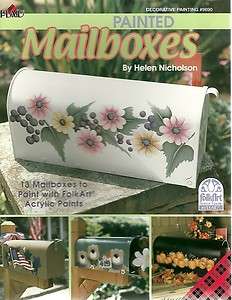Helen Nicholson : PAINTED MAILBOXES Painting Book   NEW!  