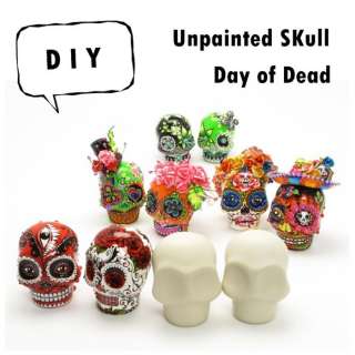 Custom Made Personalized Skull Day of Dead Theme Wedding Cake Topper 