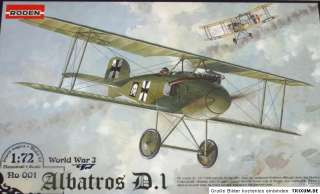 Roden 001 Albatros D.I Plastikkit 172 TOPPREIS  