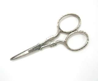 VINTAGE ANTIQUE SOLINGEN MARKED SMALL SEWING SCISSORS *  