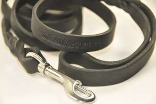 Dean & Tyler 3/4 Leather Braided Leash Sizes Colors  