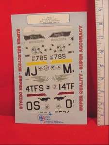 32 SuperScale #32 107 F 16 14 & 36 TFS MN ANG Decal  