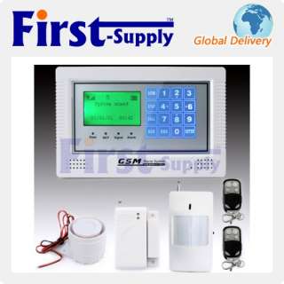 Wireless Wired GSM Home Intruder Security Alarm System LCD Touch 