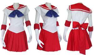sailor mars cosplay kostüm japanische schuluniform  