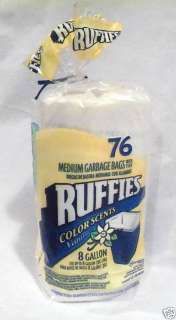 Ruffles Color Scents Medium Garbage Bags 76 Count  