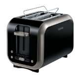 AEG AT 3110 Automatic Toaster / 870 Watt / schwarz silber