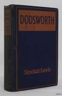 Dodsworth   Sinclair Lewis   1st/1st   First Edition   1929   Ships 