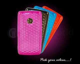 BLUE GEL SILICONE CASE COVER FOR LG COOKIE LITE T300  