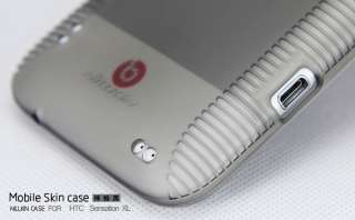 Brand New HTC Sensation XL Soft Mobile Case w/ Screen Protector, Dark 