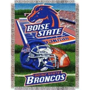  Boise State Woven Tapestry Blanket: Home & Kitchen