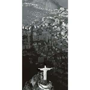 Schwarz/Weiß Fotografie   Türposter Rio De Janeiro  