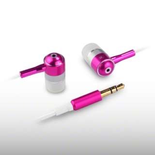 METALLIC HEADSET FOR SAMSUNG GALAXY Y S5360   HOT PINK  