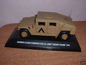 HUMMER CLOSED COMMAND CAR U.S. ARMY DESERT STORM 1991  