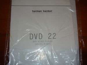 Harman/Kardon DVD 22 Manual W455  