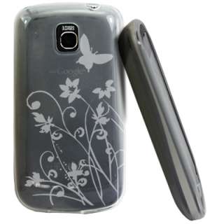   Magic Store   Clear Floral Gel Case For LG Optimus One P500 + Film