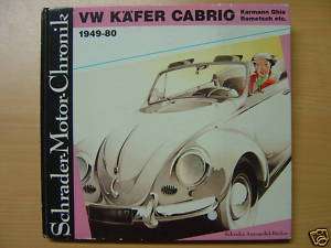 Schrader Motor Chronik VW Käfer Cabrio 1948   80 Buch  