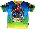 CN MARVEL SPIDER MAN Kids Boys T Shirt Size L Age 8 9 Cartoon Network 