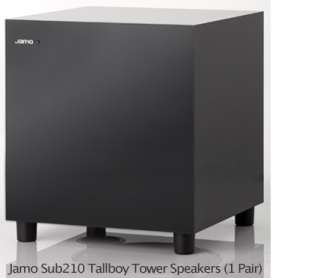 Blow Out! Jamo Sub210 Powered/Active 8 Subwoofer 200 Watts Black 