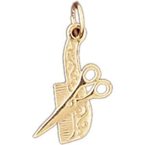   14k Gold Charm Beauty Shop Inspired 0.9   Gram(s): CleverEve: Jewelry