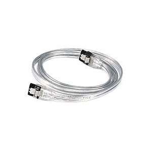  SATA3 Cables w/Locking Latch / Silver   36 Inches 