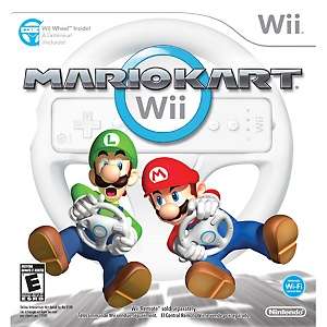 Mario Kart w/wheel (Nintendo Wii) 