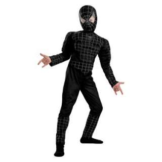 Halloween Costumes Black Suited Spider Man 3 Complete Child Costume