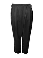 Black Melvine Silk Pintuck Trousers By Malene Birger   Black   Buy 