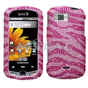  Zebra Skin (Pink/Hot Pink) Diamante Protector Cover for 